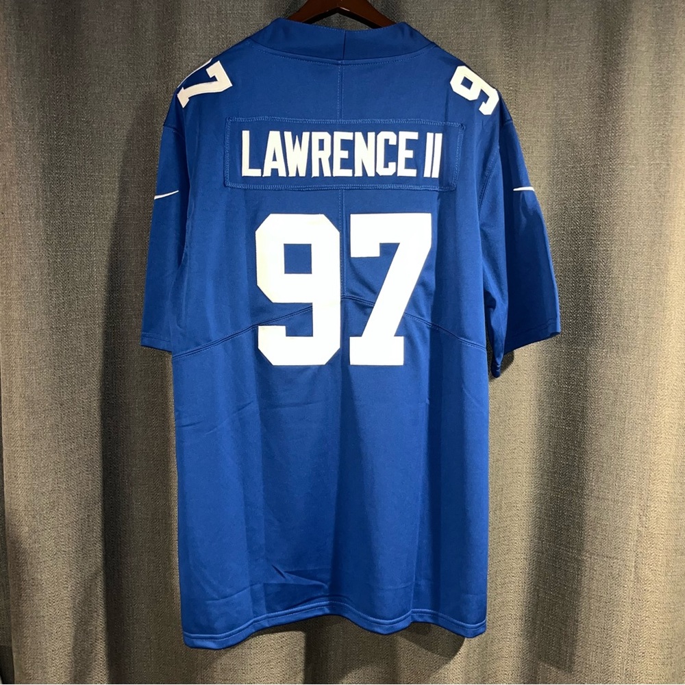 Dexter Lawrence II #97 Jersey | New York Giants | Blue | Size: L
